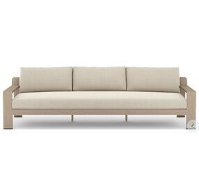 Monterey Faye Sand And Washed Brown Outdoor Sofa
