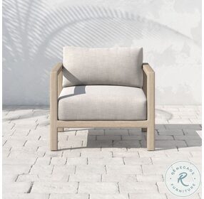 Sonoma Stone Grey And Washed Brown Outdoor Chair