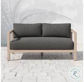 Sonoma Brown And Charcoal 60" Outdoor Sofa