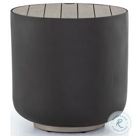 Selah Bronze Weathered Grey Outdoor End Table