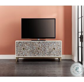 Liberty Light Wood And Gold TV Stand