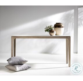 Marbella Matte Shell And Sun Washed Counter Height Dining Table