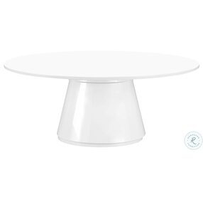 Otago High Gloss White Occasional Table Set