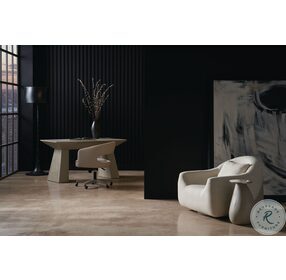 Serenity Ivory Swivel Chair