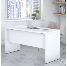 Echo Pure White 60" Credenza Desk