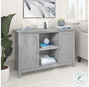 Key West Cape Cod Grey Accent Cabinet with Doors