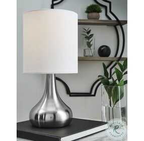 Camdale Silver Table Lamp