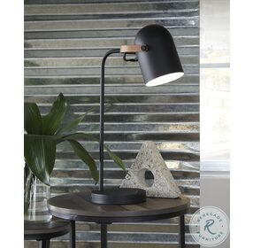 Ridgewick Black And Brown Desk Lamp