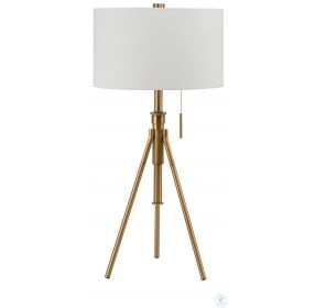 Zaya Extendable Gold Table Lamp