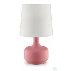 Farah Matte Pink Table Lamp