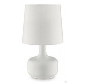 Farah Glossy White Table Lamp