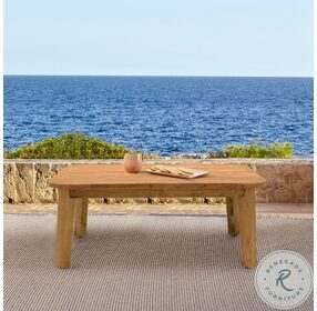 Bahamas Teak Wood Outdoor Rectangular Coffee Table