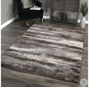 Brookfield Charcoal And Beige Large Area Rug