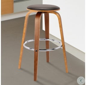 Harbor Brown 26" Swivel Counter Height Stool