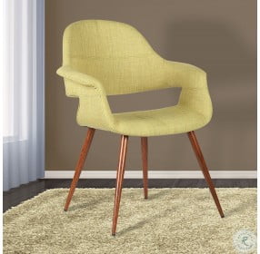 Phoebe Mid Century Green Dining Chair