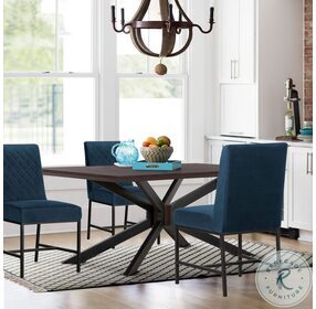 Pirate Coffee Bean Brush And Natural Black Modern Dining Table