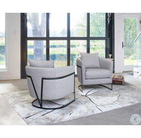Swan Grey Accent Chair