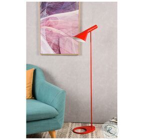 LD2365RED Juniper Red Cone 1 Light Table Lamp