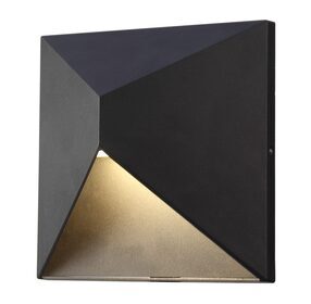 Olympos 7.96" Black Outdoor Wall Sconce