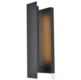 LDOD4005BK Raine Black Rectangle Outdoor Wall Light