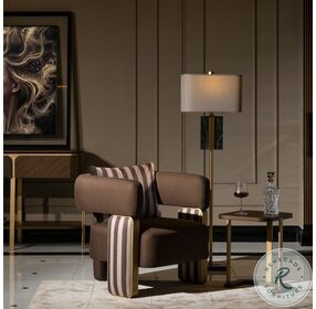 Amora Brown Accent Chair