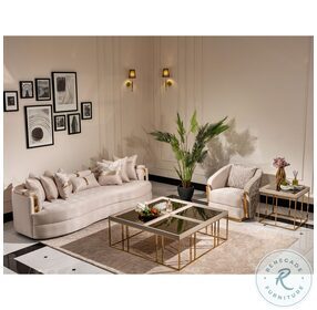 Carmela Almond Mansion Sofa