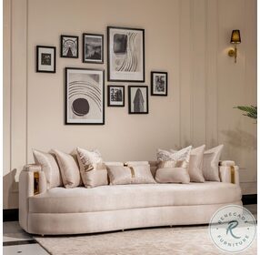 Carmela Almond Mansion Living Room Set