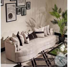 Carmela Zinc 85" Living Room Set
