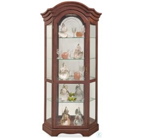 Lighthouse Stafford Candlellight Cherry Curio Cabinet