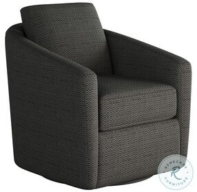 Daisey Charcoal Gray 32" Wide Swivel Glider
