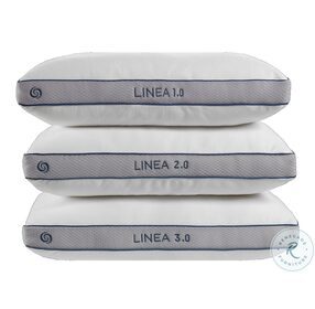 Linea White And Blue Personal Performance Ultra Plush Pillow