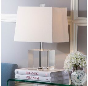 Mckinley Clear 19" Table Lamp