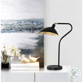 Giselle Black 30" Adjustable Table Lamp