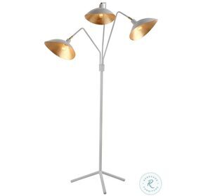 Iris White 69" Floor Lamp