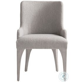 Trianon Gray Upholstered Arm Chair
