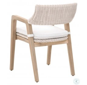 Woven Gray Lucia Outdoor Arm Chair