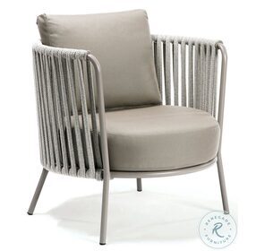 Lucy Mud Gray Outdoor Accent Chair