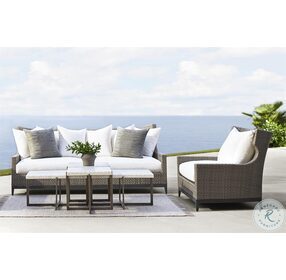 Captiva White Outdoor Chair And A Half