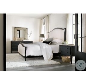 Ciao Bella Beige And Black King upholstered Bed