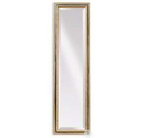 Regis Cheval Gold Leaf Rectangular Floor Mirror