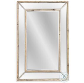 Pompano Scrubbed Pine Rectangular Wall Mirror