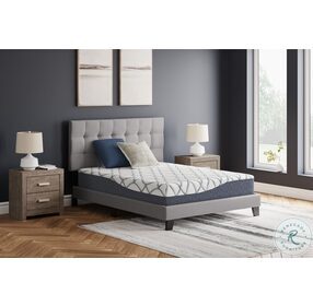 Chime Elite 10" White And Blue 2.0 Twin Mattress