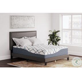 Chime Elite 14" White And Blue 2.0 Queen Mattress