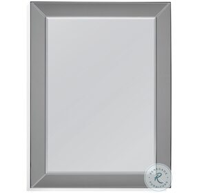 Drew Distressed White Rectangular Wall Mirror