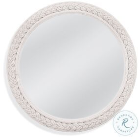 Island White Rope Wall Mirror