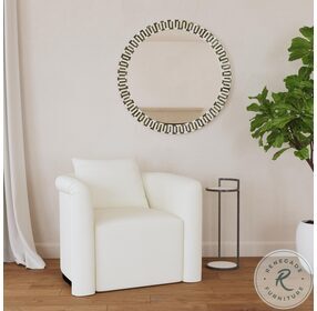 Sceptre Gray And White Wall Mirror