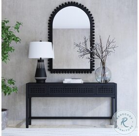 Renn Black Wall Mirror