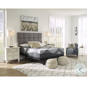 1100 Series Grey California King Innerspring Mattress with Foundation