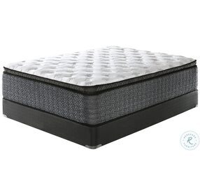 Ultra Luxury Pillow Top with Latex White King Mattress with Foundation