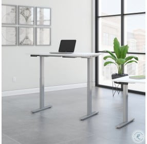 Move 60 Series White 48" Adjustable Height Standing Desk